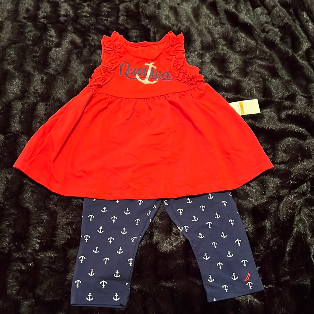Nautica Toddler Girls Two Piece Matching Set